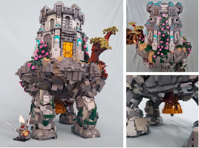 Elden Ring: A fan made a Wandering Mausoleum in LEGO